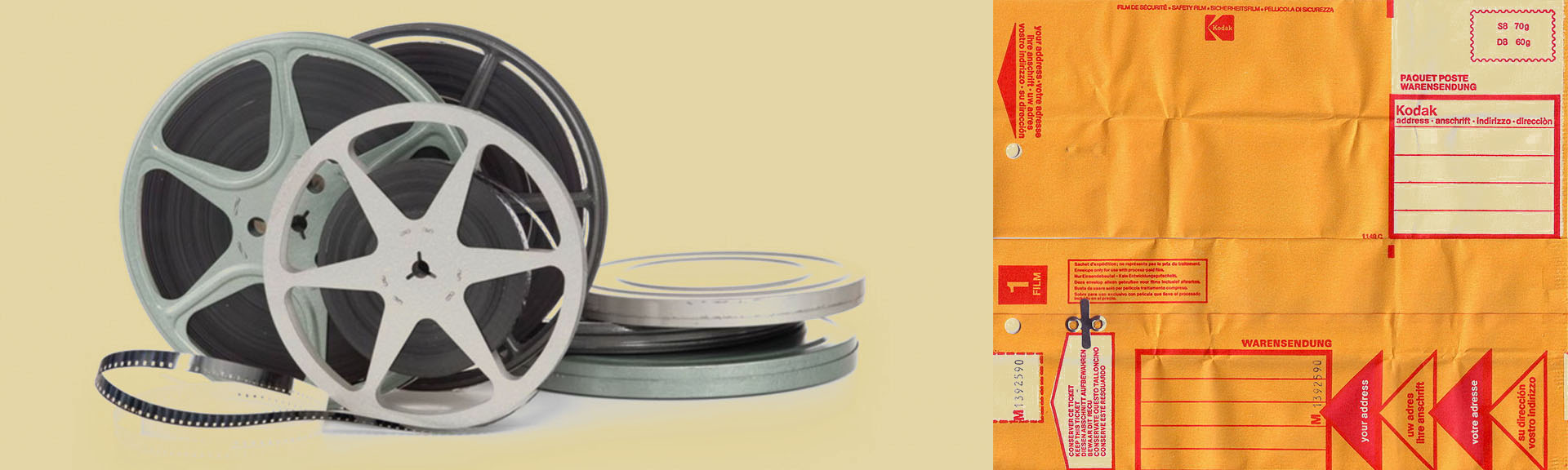 transfert de bobines de films Super 8 et 8mm argentiques